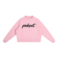 Essential Fleece Mock-Neck Crew Sweatshirt